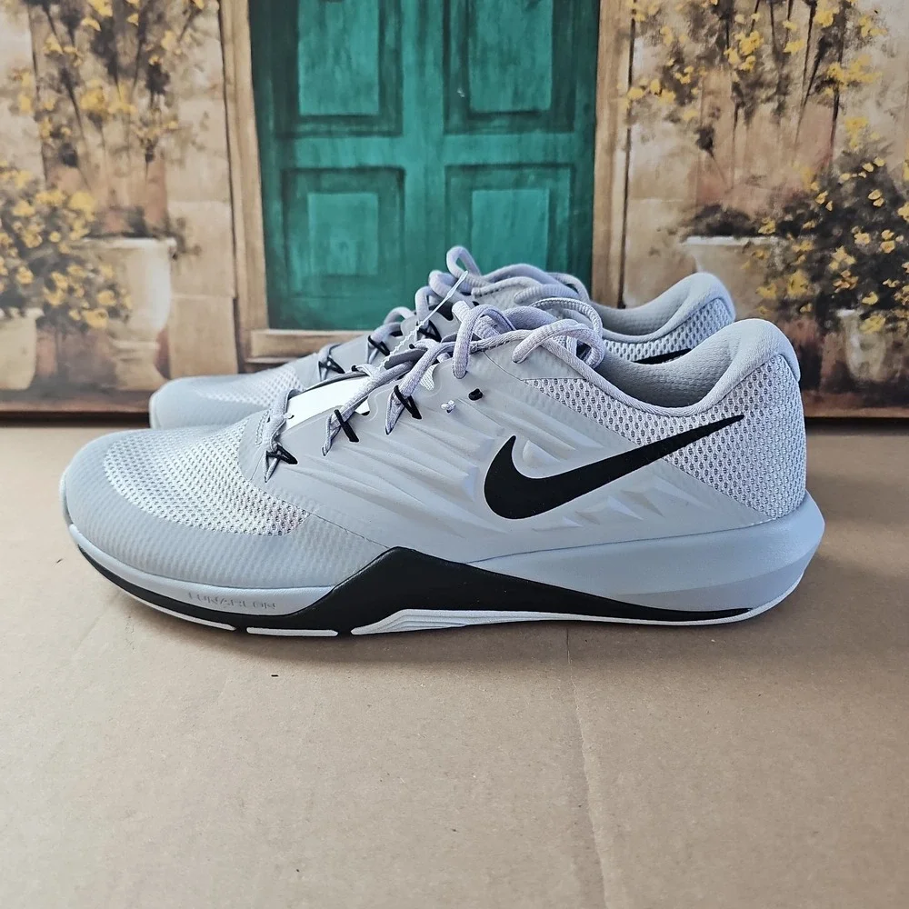 Nike Men's Lunar Prime Iron II‎ Sneaker Size US 11 Wolf Grey/Black/Platinum